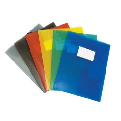 TECZKA Z GUMKĄ A4 DONAU PÓŁTRANSPARENTNA ZIELONA PP 480 G/M²