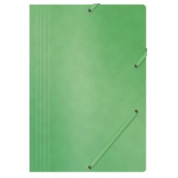 TECZKA Z GUMKĄ A4 OFFICE PRODUCTS ZIELONA PRESZPAN 390GSM