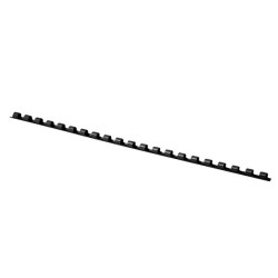 GRZBIET PLASTIKOWY 6MM (25 KARTEK) OFFICE PRODUCTS CZARNY 100 SZT.
