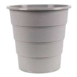 KOSZ NA ŚMIECI 16L OFFICE PRODUCTS SZARY PLASTIK