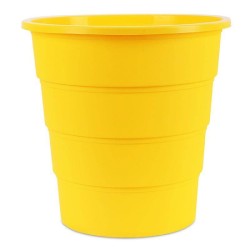 KOSZ NA ŚMIECI 16L OFFICE PRODUCTS ŻÓŁTY PLASTIK