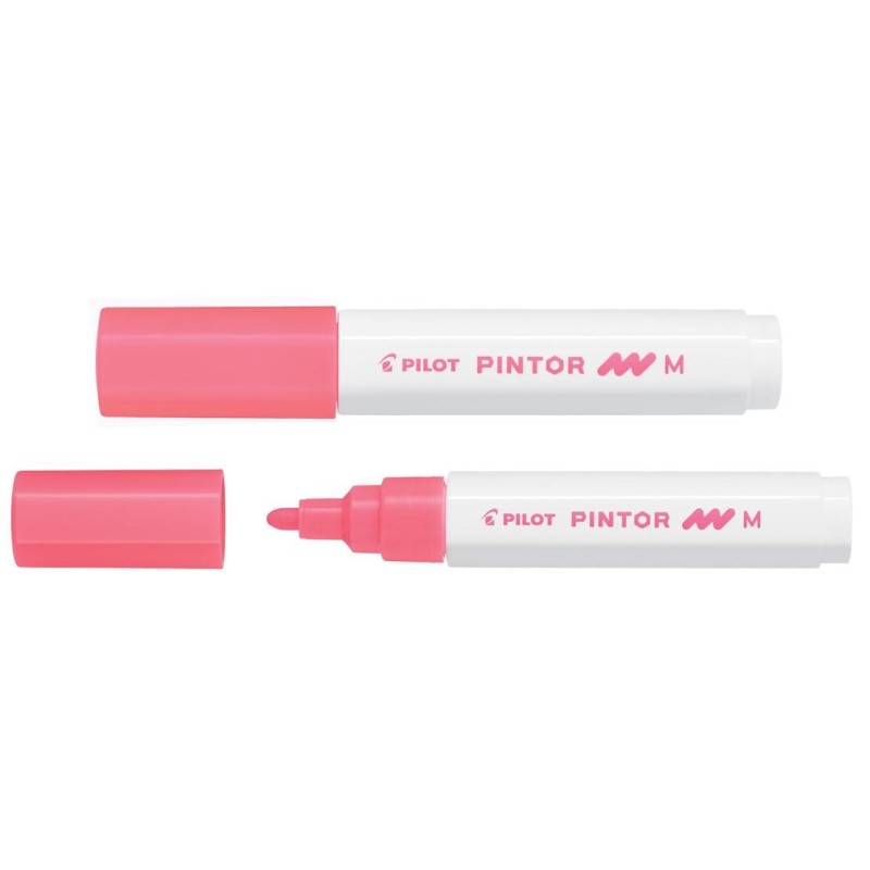 MARKER PERMANENTNY PILOT PINTOR M NEONOWY CZERWONY