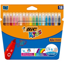 FLAMASTRY BIC KIDS KID COULEUR 9375081 MIX*18
