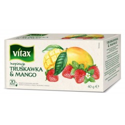 HERBATA TRUSKAWKA I MANGO VITAX INSPIRATIONS 20 TOREBEK