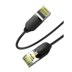 Kabel sieciowy UGREEN NW149, Ethernet RJ45, Cat.7, F/FTP, 0.5m (czarny)