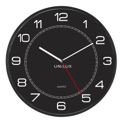 ZEGAR  ŚCIENNY 57,5CM  UNILUX MEGA  400094568 CZARNY