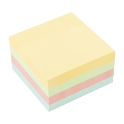 KARTECZKI SAMOPRZYLEPNE 75X75MM D.RECT MIX PASTEL 450KART