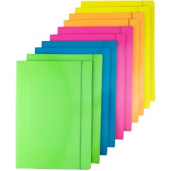 TECZKA Z GUMKĄ D.RECT MIX KOLORÓW FLUO 350G 10SZT(5X2SZT)