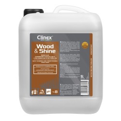 EMULSJA  SAMONABŁYSZCZAJĄCA I PIELĘGNUJĄCA PODŁOGI CLINEX WOOD&SHINE 5L