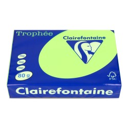 PAPIER KSERO KOLOR A4 TROPHEE ZIELONY FLUORESCENCYJNY 80G 500 ARK