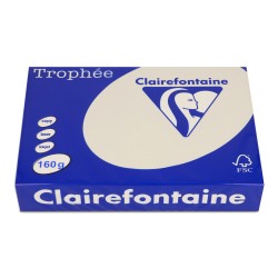 PAPIER KSERO KOLOR A4 TROPHEE SZARY STALOWY 160G 250 ARK