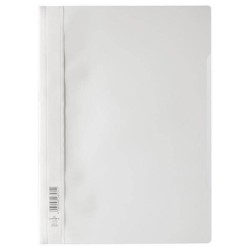 SKOROSZYTY A4 DURABLE 257302 BIAŁE PLASTIKOWY PP 50SZT