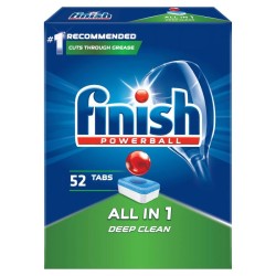 Tabletki do zmywarki FINISH ALL IN ONE Red 52szt