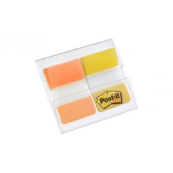 Zakładki indeksujące foliowe 38x25,4mm 3M POST-IT® do archiwizacji  686-OY mix 2x8szt