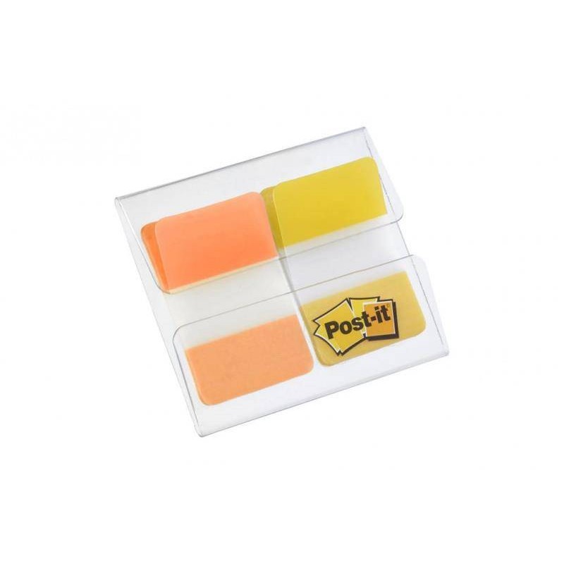 Zakładki indeksujące foliowe 38x25,4mm 3M POST-IT® do archiwizacji  686-OY mix 2x8szt